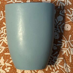 7 1/2” IKEA blue robins egg ceramic vase